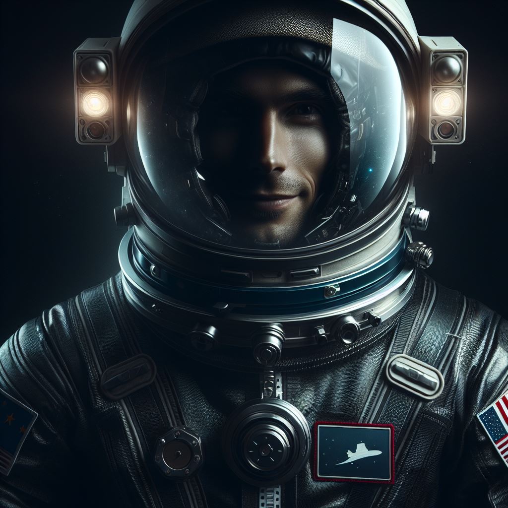 image of space traveler